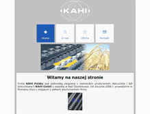 Tablet Screenshot of kahi.pl